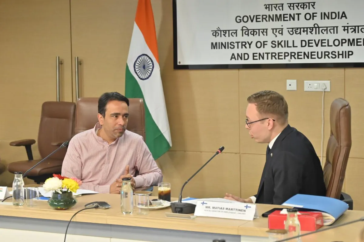 India and Finland Discuss Expanding Cooperation in Skill Development, Vocational Education and Workforce Mobility