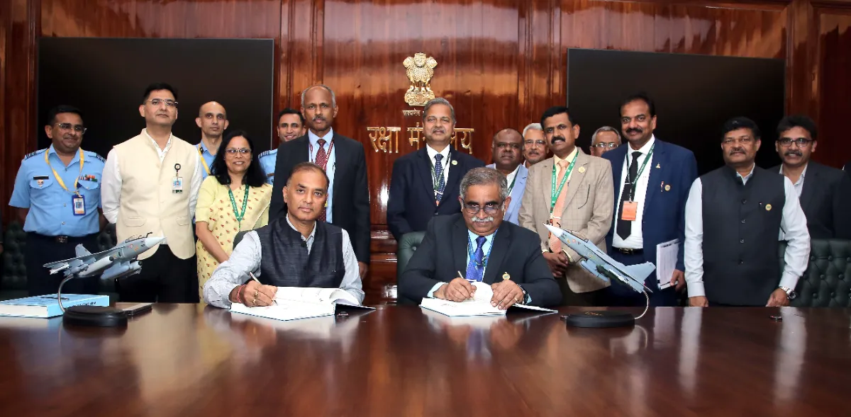 MoD signs Rs. 62,370 crore contract with HAL for procurement of 97 LCA Mk1A aircraft for IAF